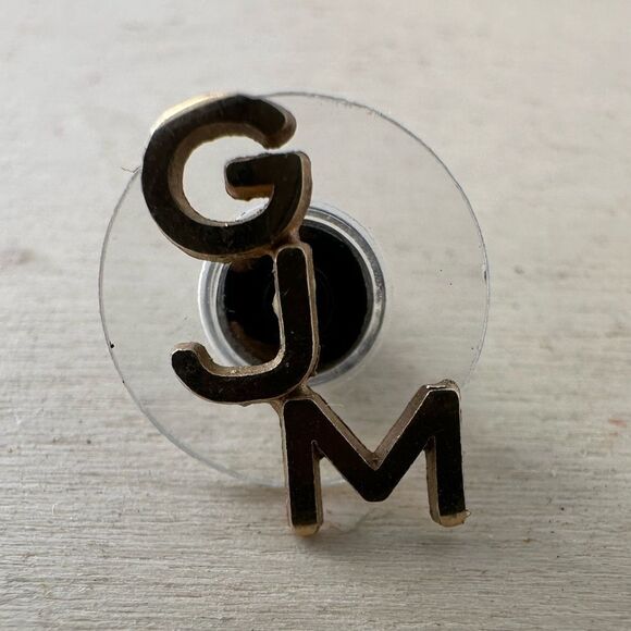 Vintage 14k Gold GJM Lapel Pin Brooch